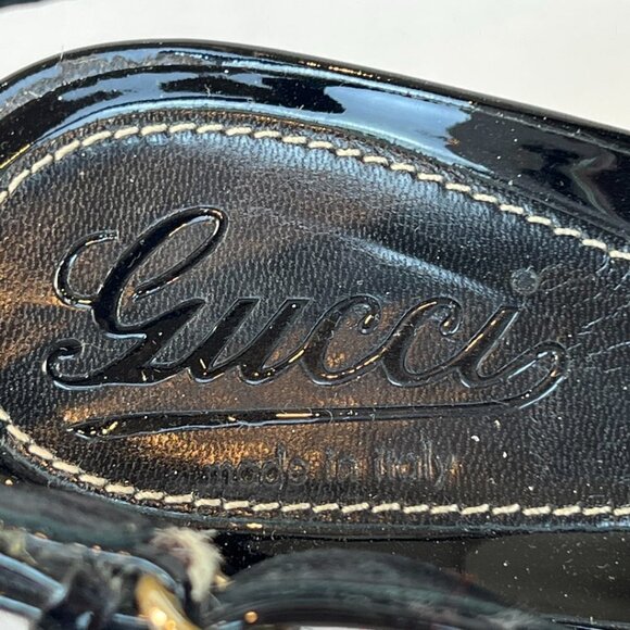 GUCCI Sofia Platform Calf Hair Leopard Print Open Toe Slingback Pumps $850 - Picture 10 of 13